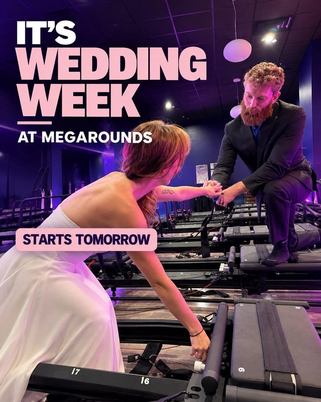 SOMETHING OLD. SOMETHING NEW. SOMETHING MEGA. 💍💜

Love is in the air (and apparently on the Mega &amp; Versa).

WEDDING WEEK kicks off tomorrow at MEGAROUNDS! We're celebrating our brides, brides-to-be, and all the love stories that have found thei