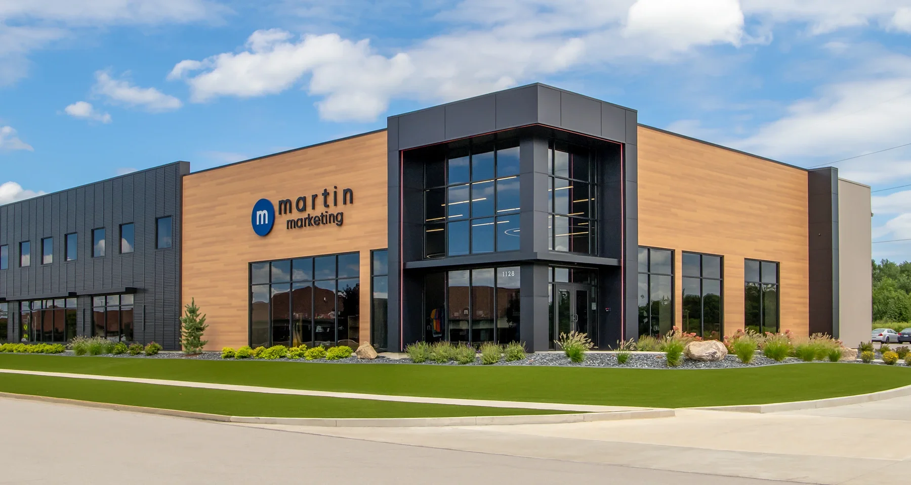 The new location of Martin Marketing in Pinecreek at 17, a mixed-use development for commercial real-estate in Elkhart County, IN