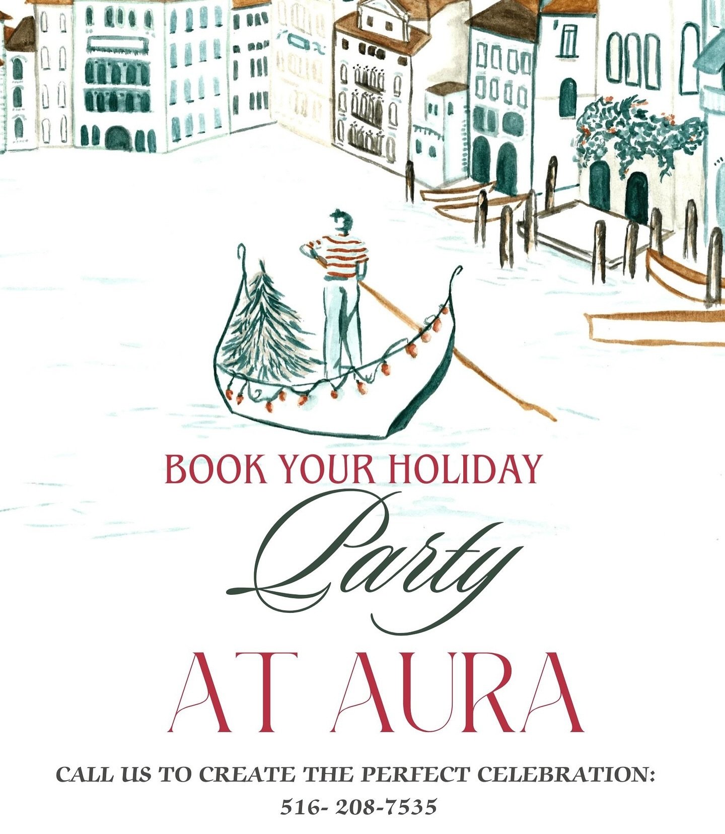 Host Your Holiday Party at Aura! 🎄✨

This holiday season, let Aura set the stage for your perfect celebration! Whether you&rsquo;re planning a festive office gathering, an intimate family dinner, or a lively friends&rsquo; night out, our elegant amb
