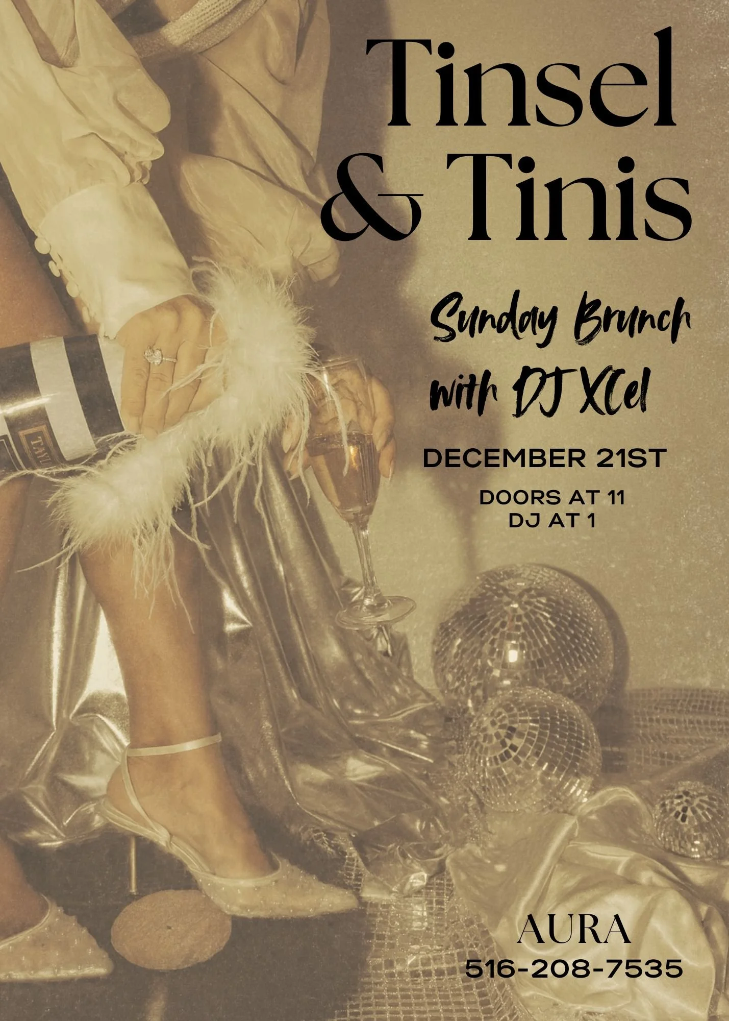 DJ Brunch with DJ XCel: Tinsel & Tinis
