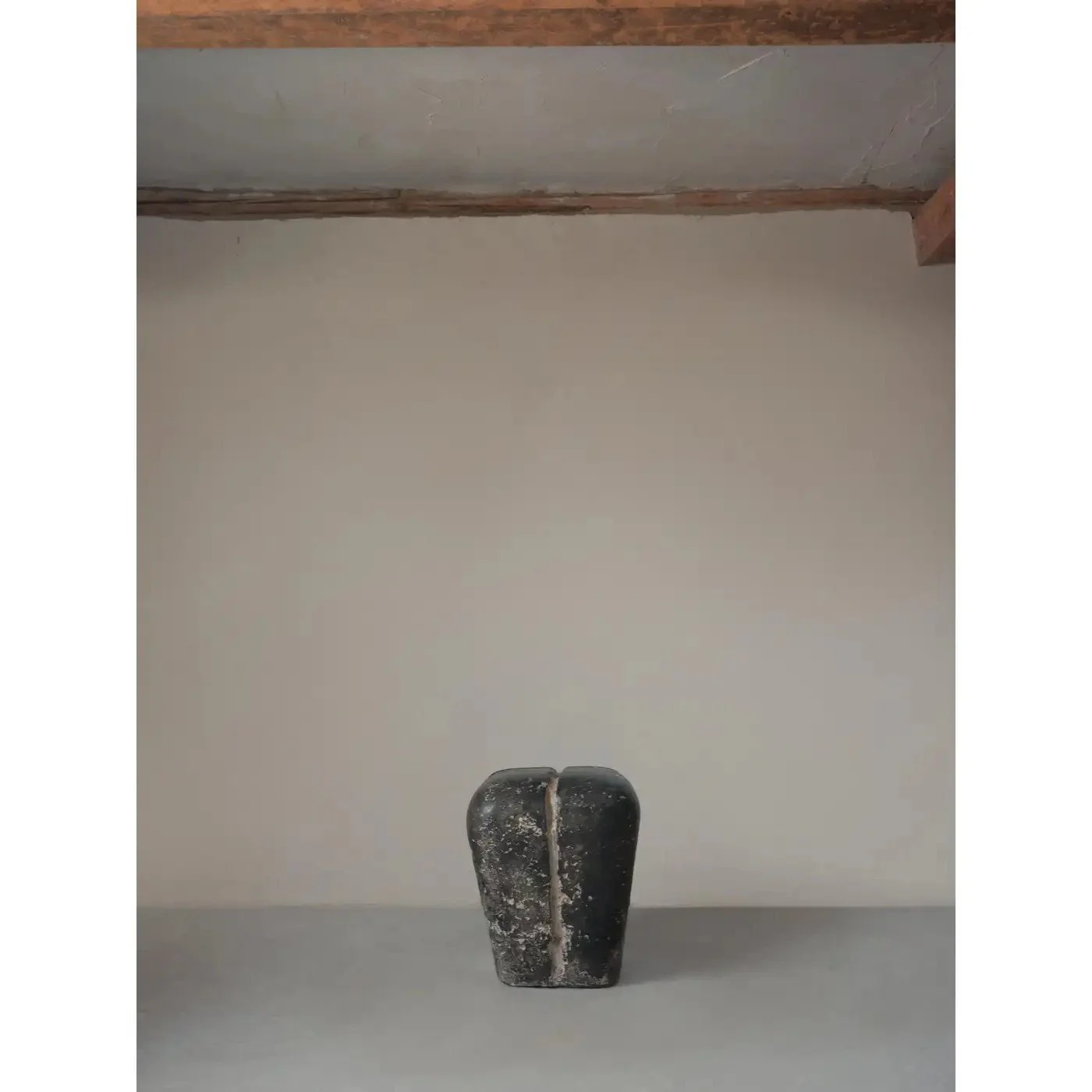 Ritual, Unique Side Table in Hemp Crete