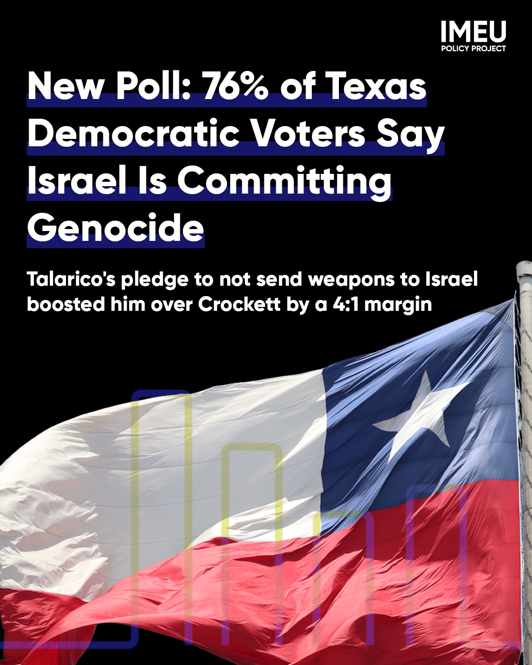 New Poll: Talarico Boosted By 4:1 Margin Over Crockett By Comments Criticizing Israel
