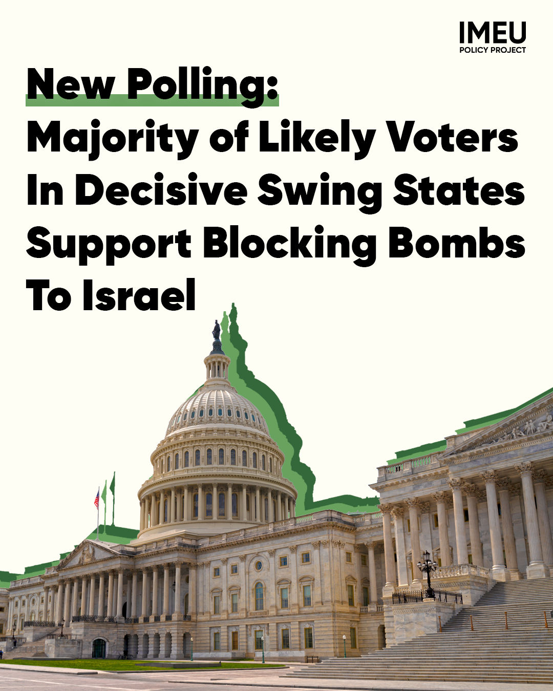 New Polls: Majority Of Likely Voters Across Swing States Support Blocking Bombs To Israel