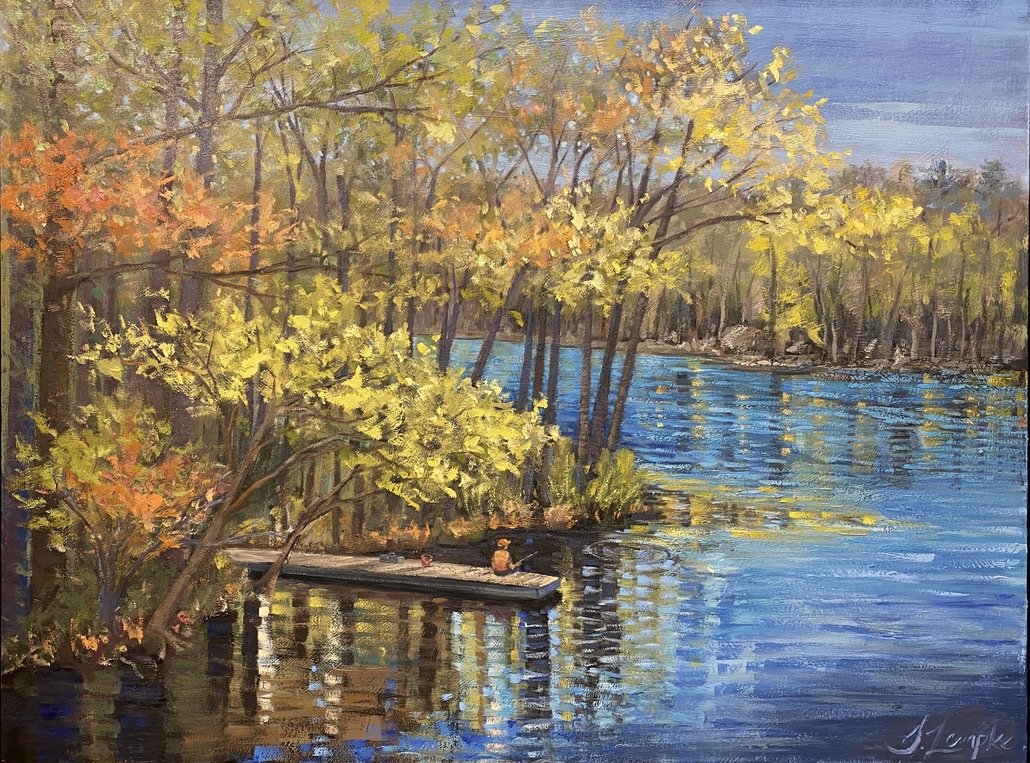 Fishing Hole, 48x36