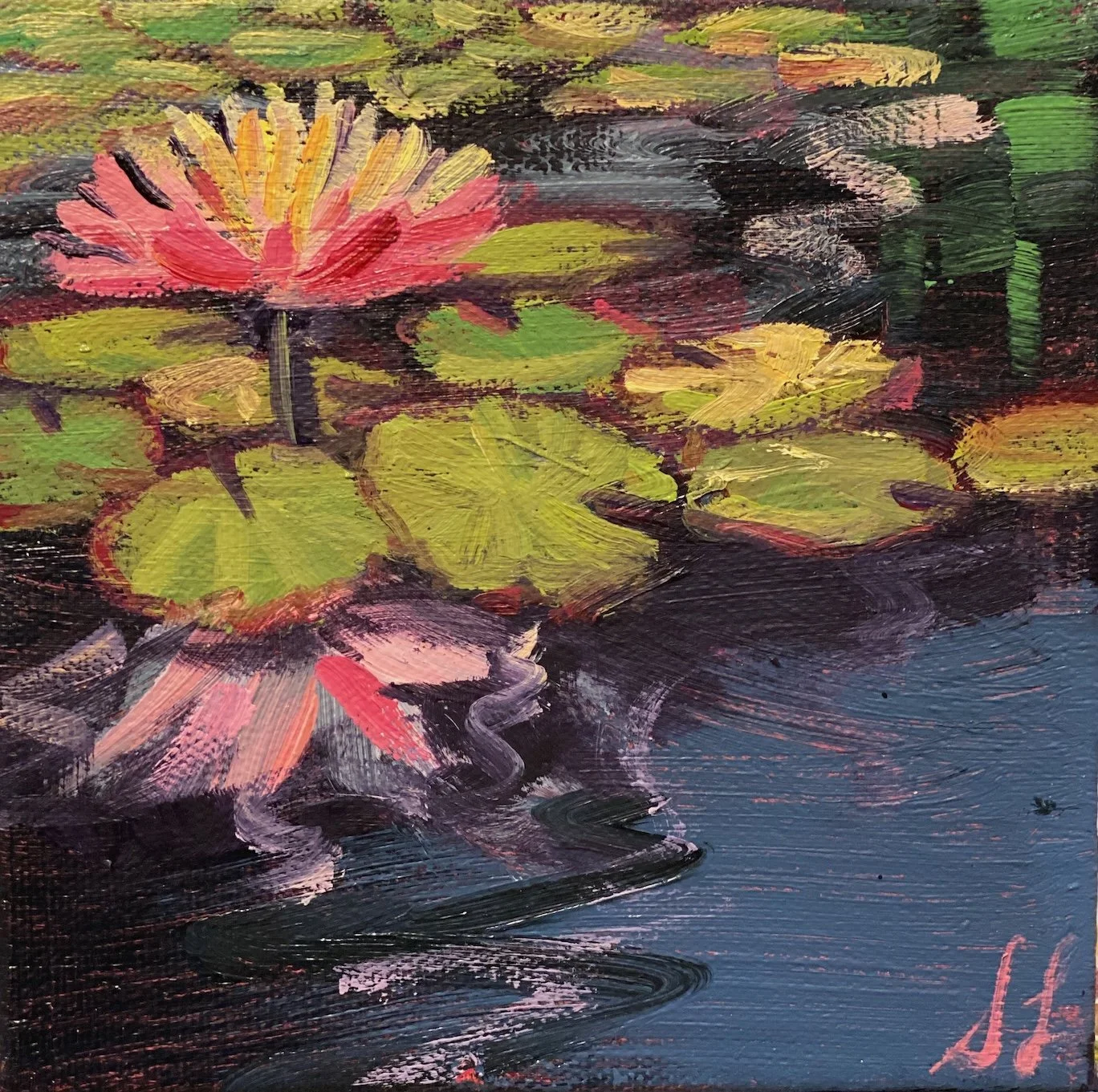 Water Lily (left) - 6x6 - 175 .jpeg