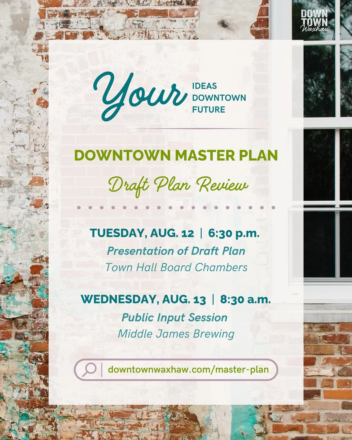 We&rsquo;ve got big things to share this week! 💫

We&rsquo;ve been working side-by-side with the community, business owners, and the Boudreax Group for the past year to create a Downtown Master Plan&mdash;a roadmap for the next 5&ndash;10 years. 

N