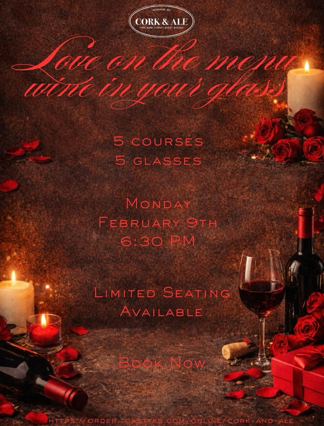 Valentine’s Tasting &amp; Dinner