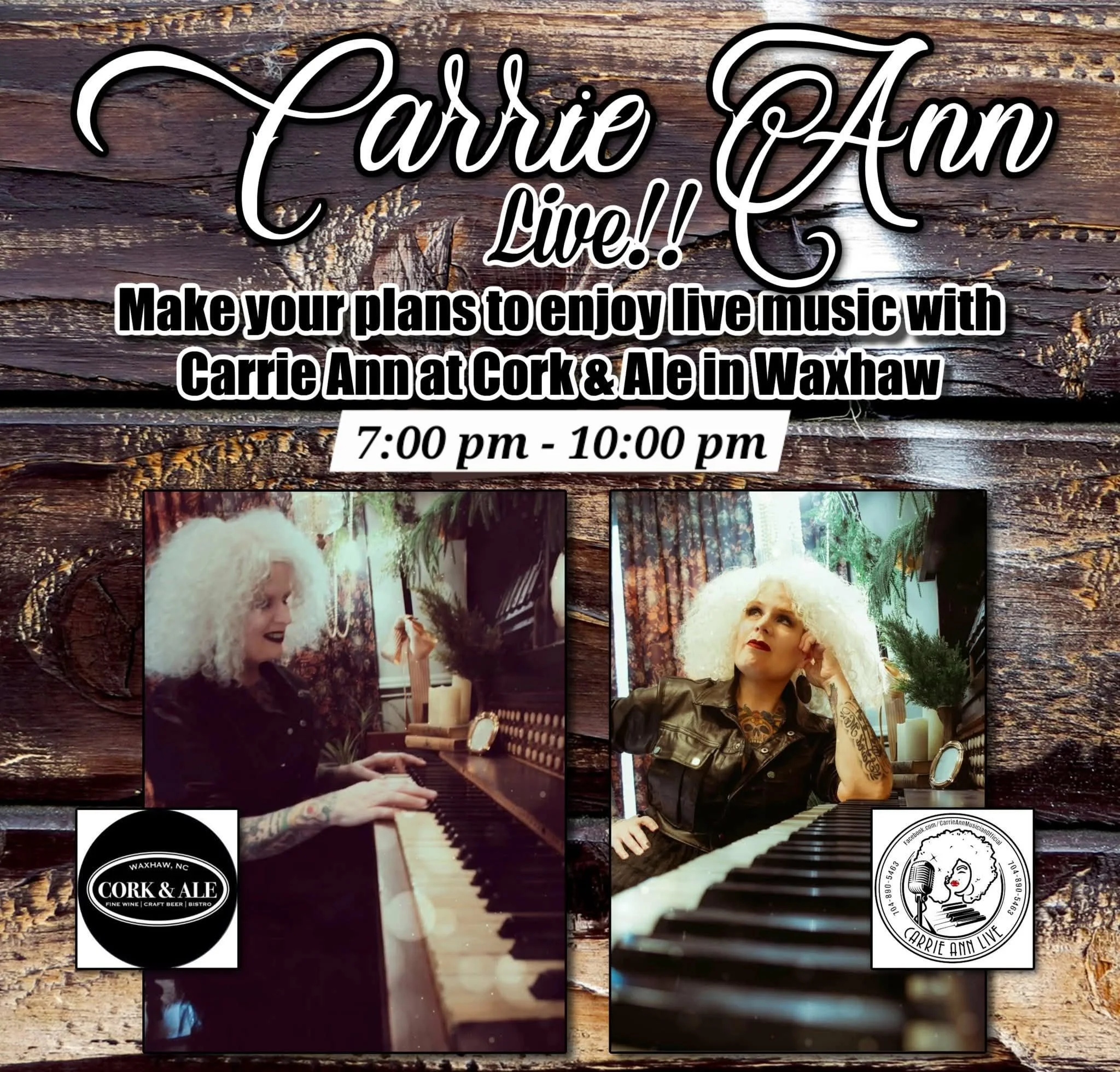 Live Music at Cork &amp; Ale