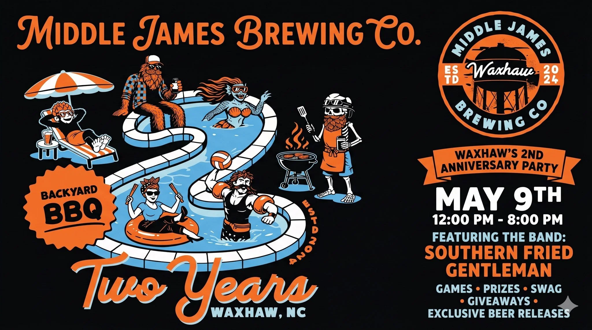 Middle James Waxhaw 2nd Anniversary Party