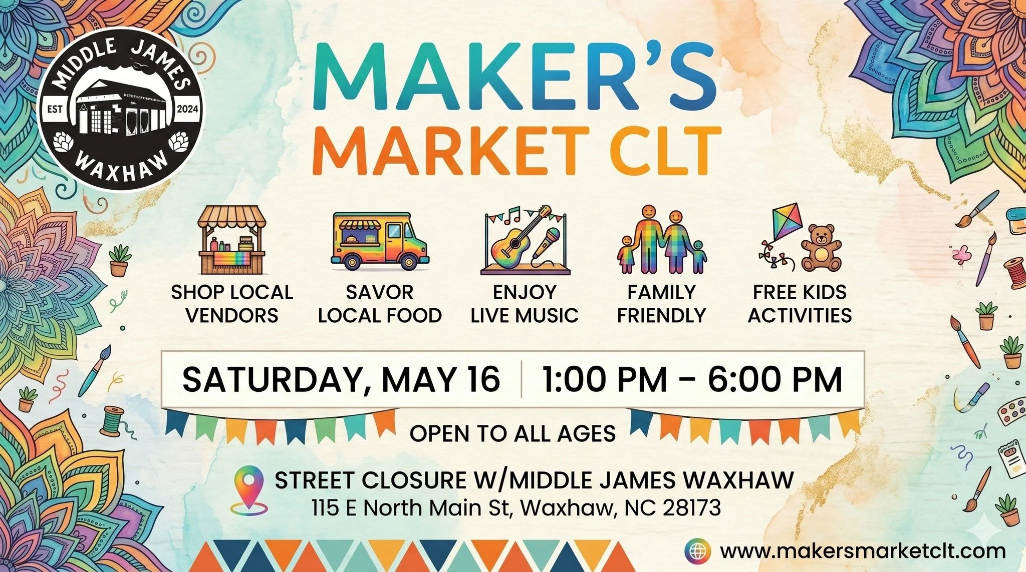 <span class="sqsrte-text-color--black">Middle James Block Party &amp; Maker’s Market</span>