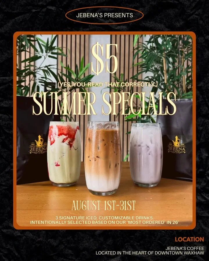 Jebena's Summer Specials