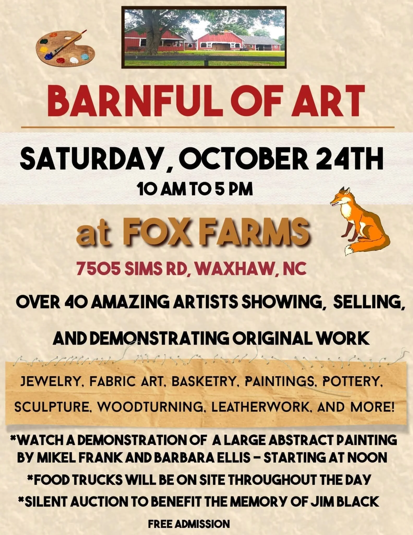 Barnful of Art at Fox Farms