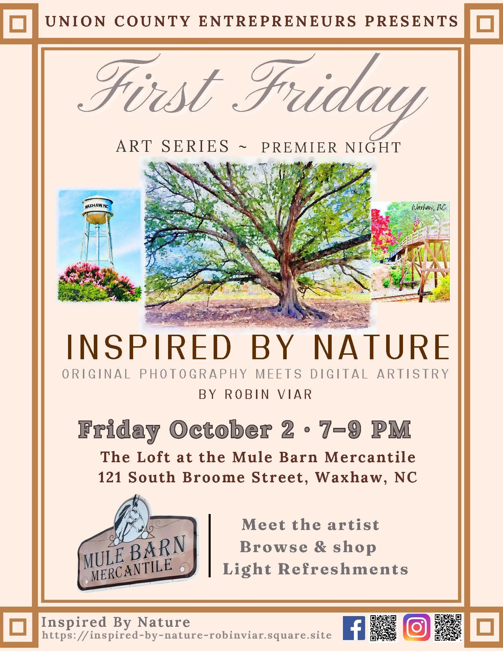 First Friday Art Series: Inspired by Nature
