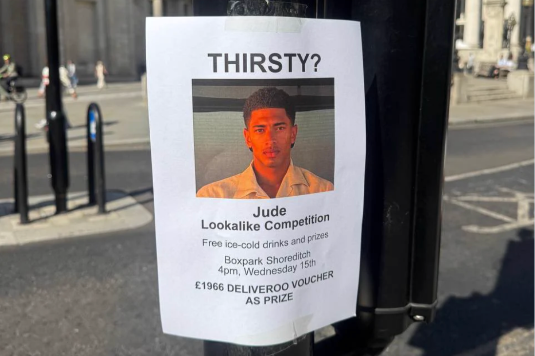 Jude Lookalike Competition - Deliveroo: Social activation