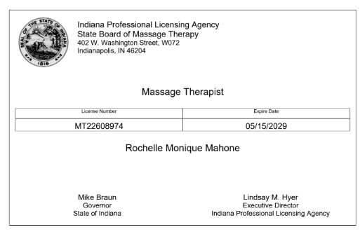 A meaningful milestone in my bodywork journey — becoming a Licensed Massage Therapist and expanding the care offered through Happi Headspace.