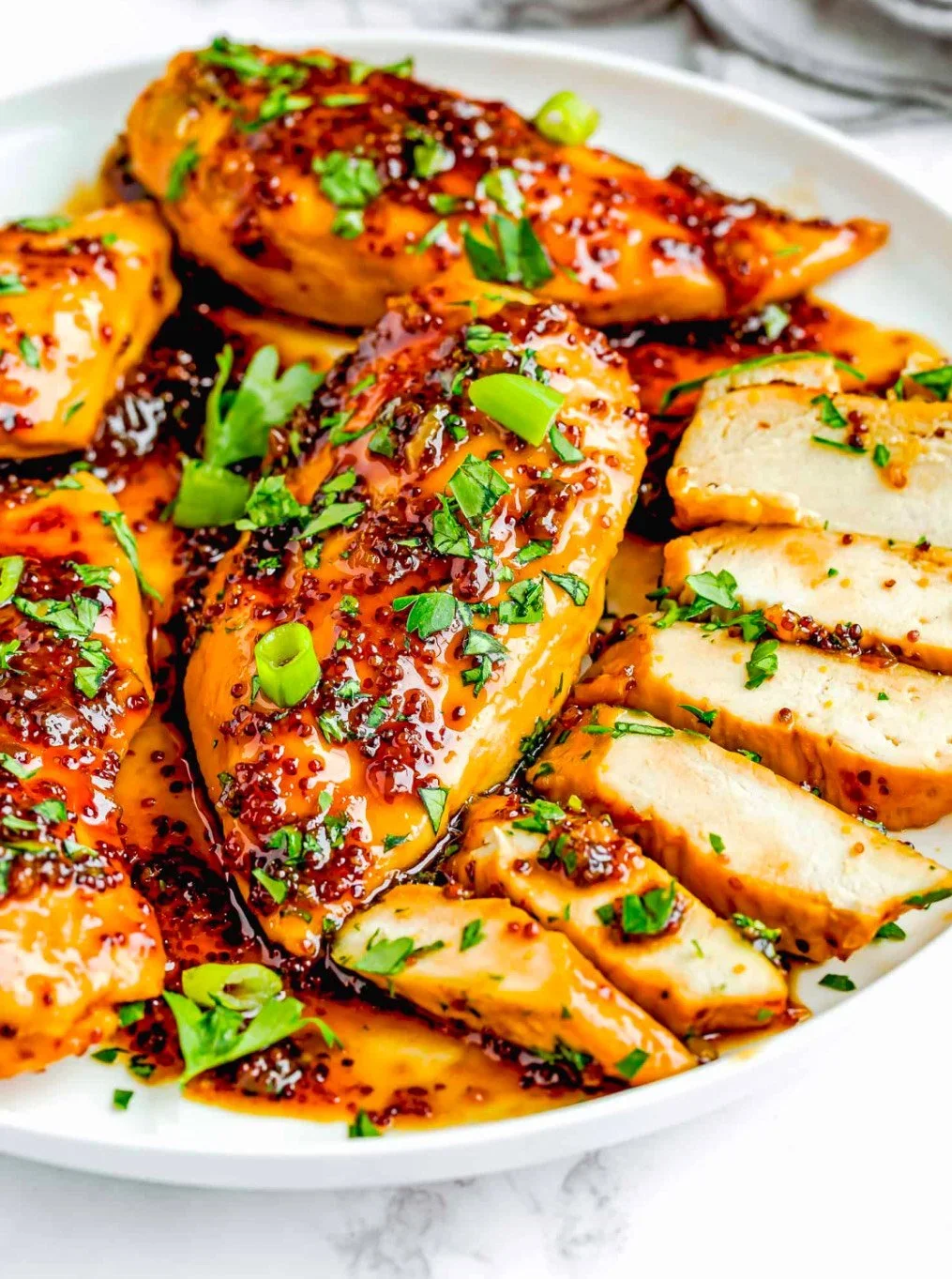 Honey Mustard Glazed Chicken