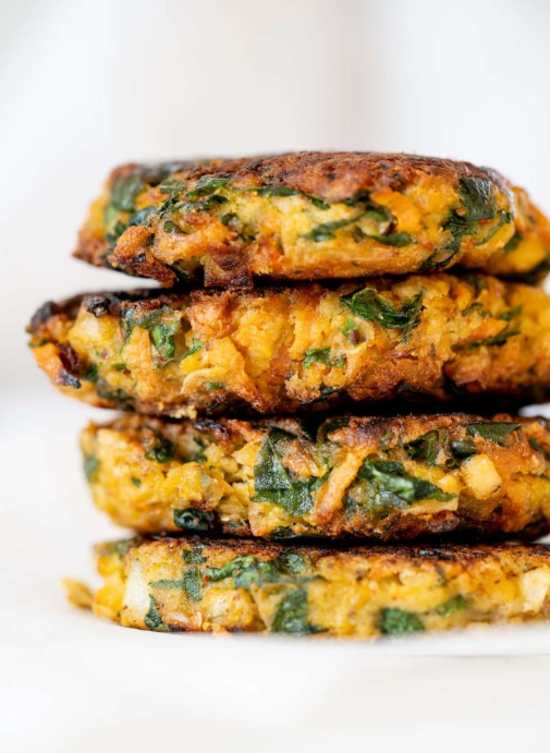 Fresh Herb Chickpea Cakes