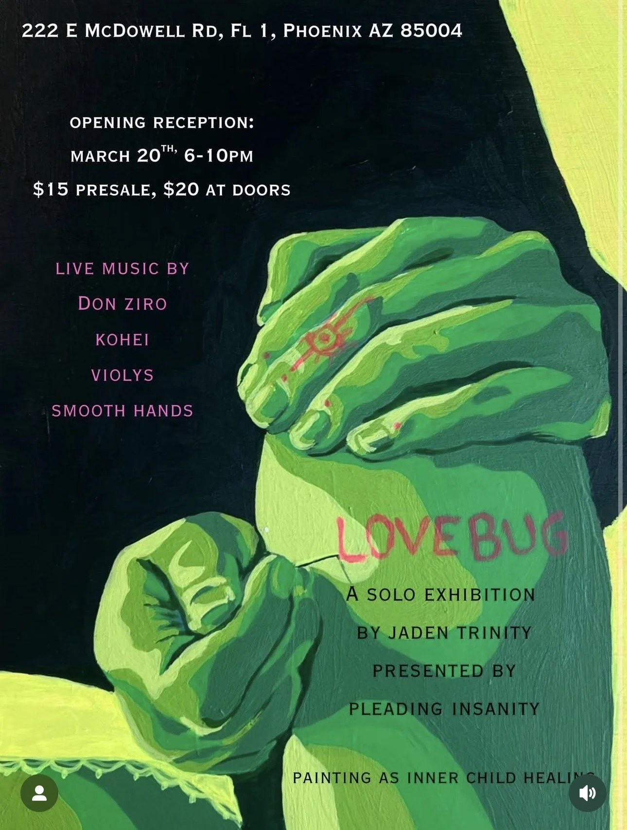 “Love Bug” Opening Exhibition by Jaden Trinity