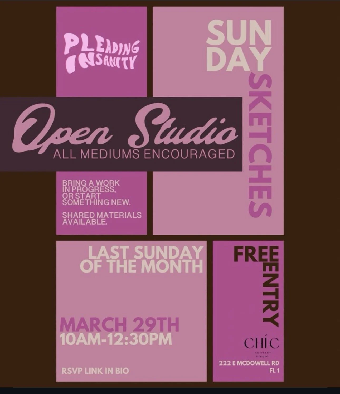 Sunday Sketches-Open Studio