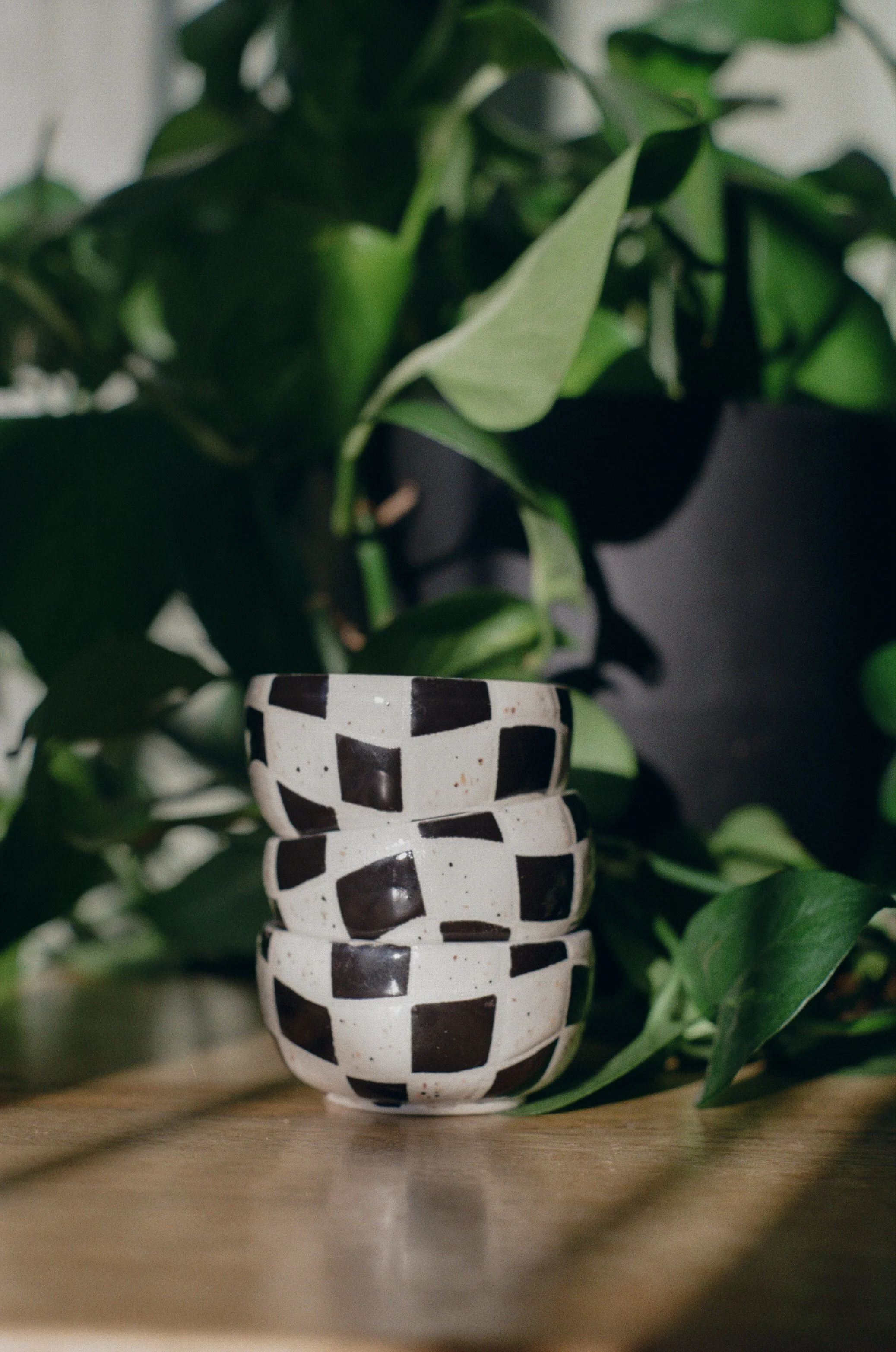 Checkered Espresso Cup