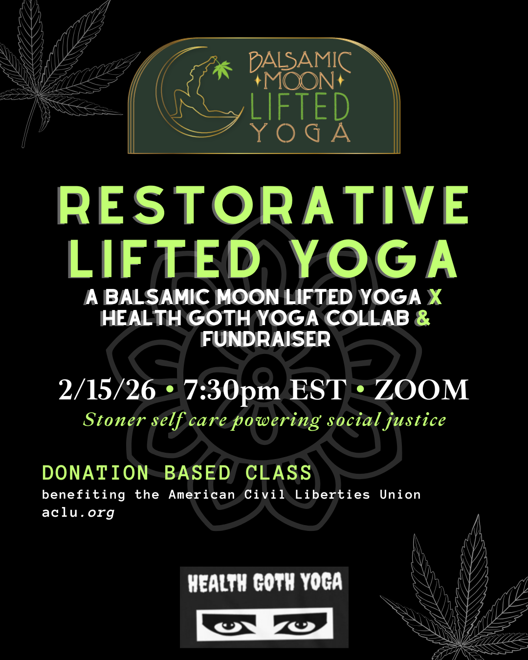 Restorative Lifted Yoga - Virtual