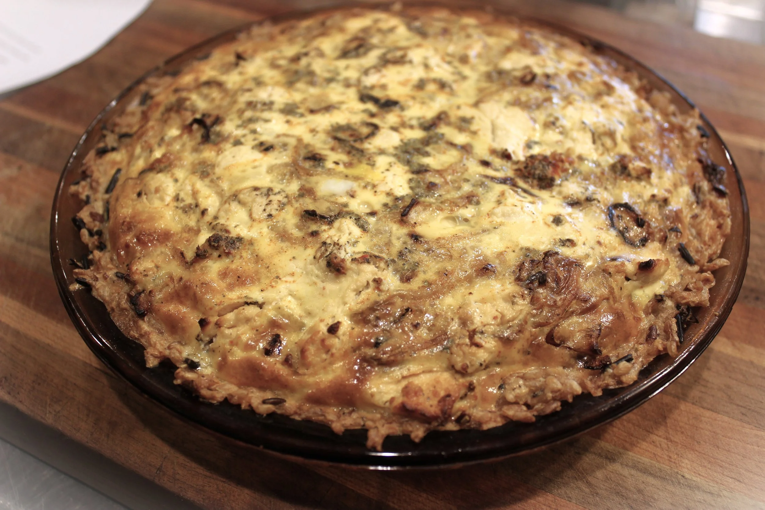 Roasted Winter Squash and Caramelized Onion Quiche