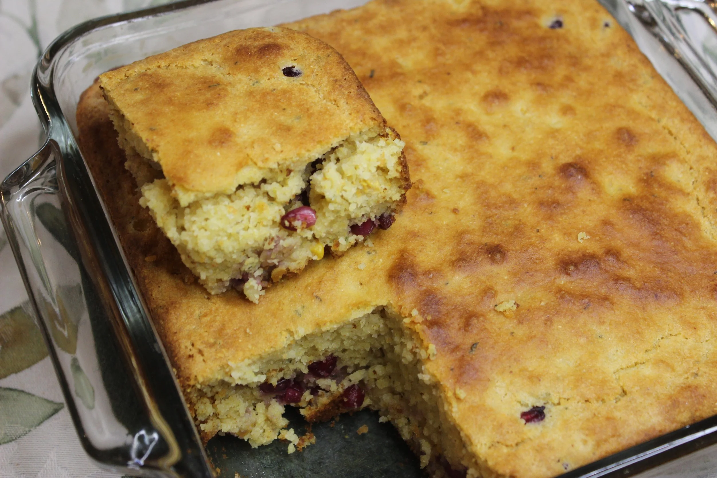 Pomegranate Cornbread