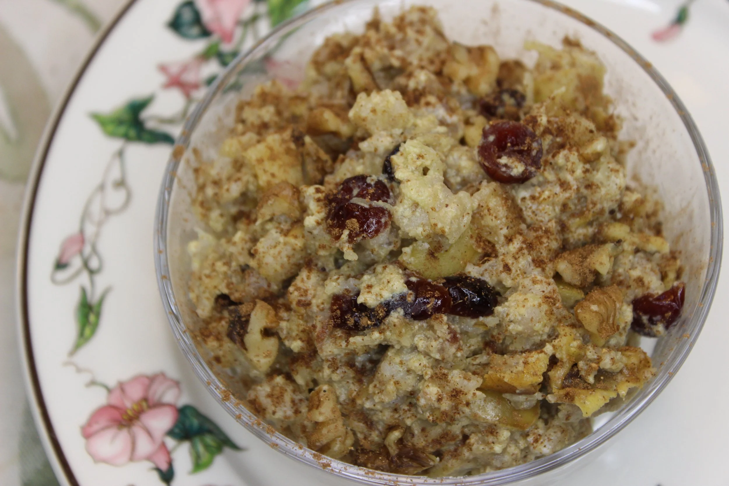 Honey-Apple Spaghetti Squash &amp; Barley Pudding