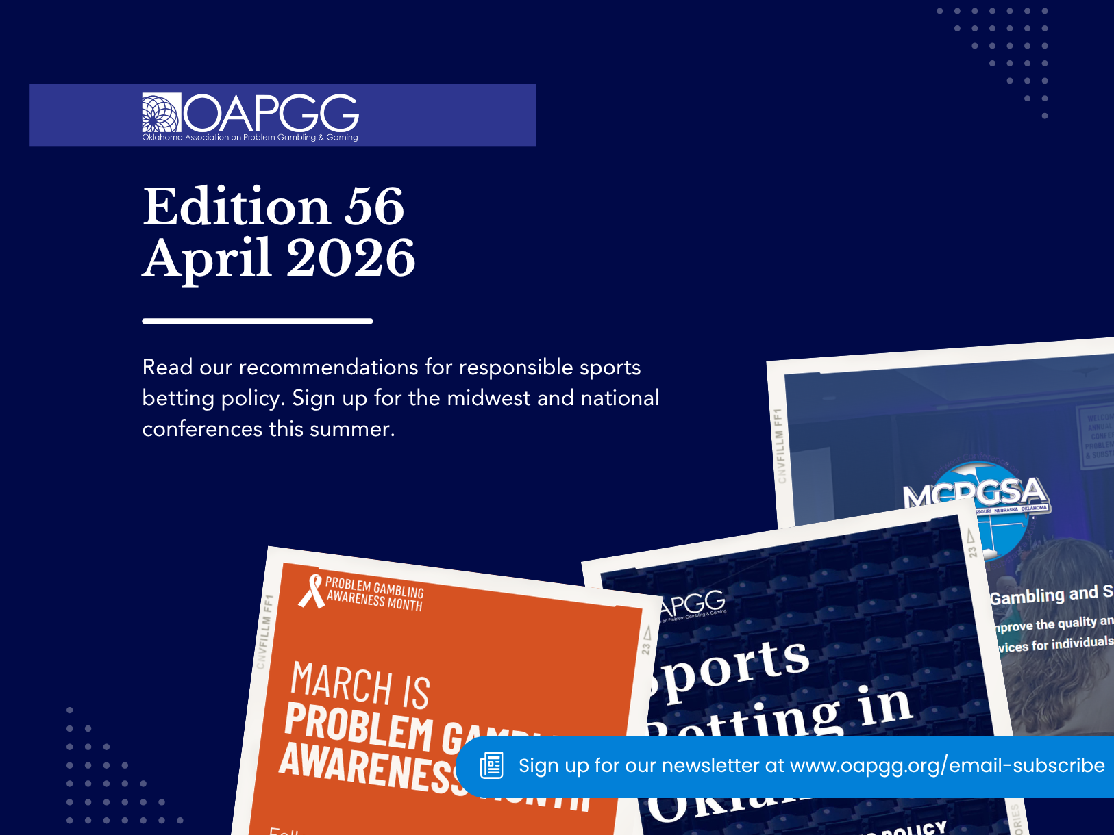 OAPGG Newsletter