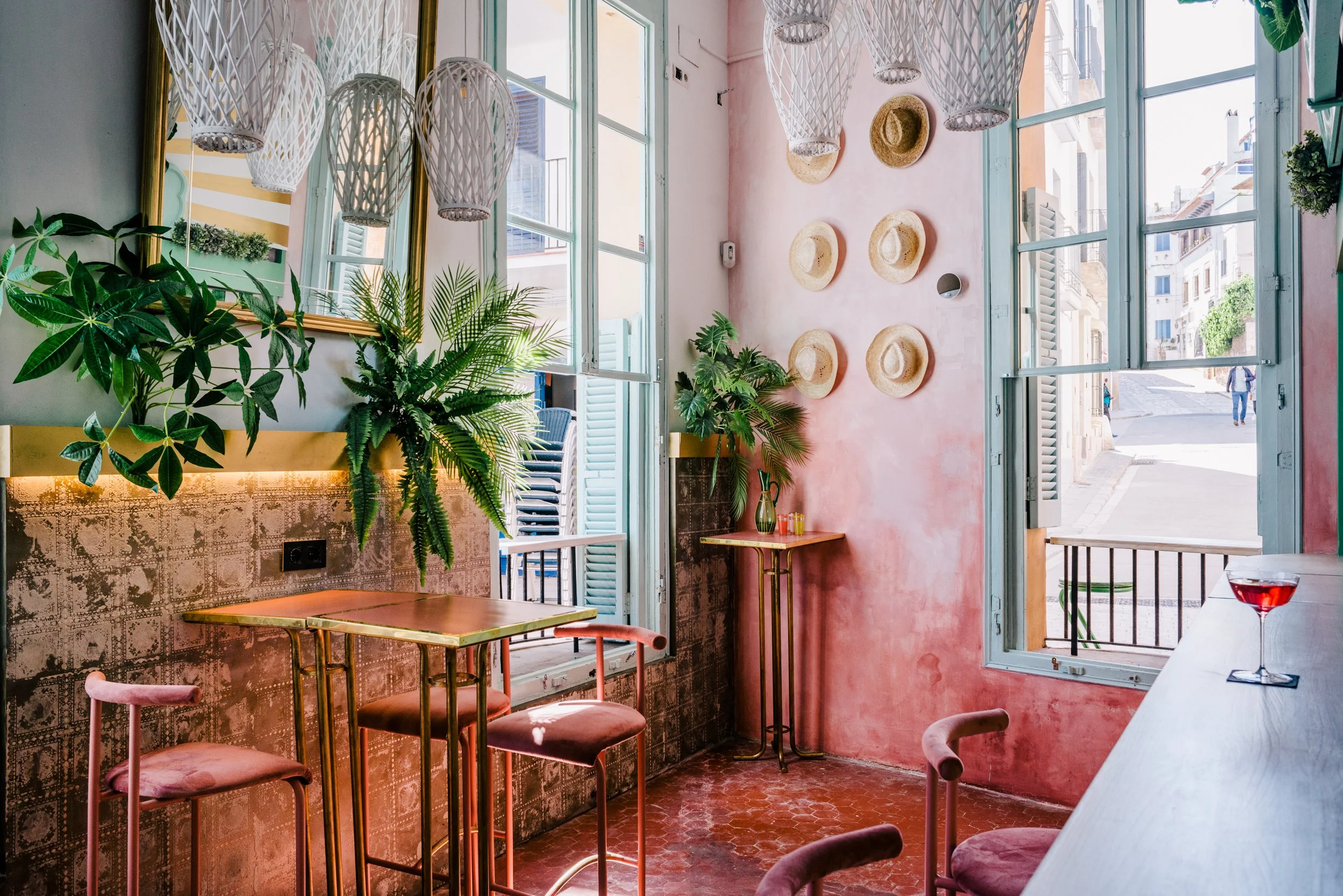beautiful cocktail bar sitges interior design