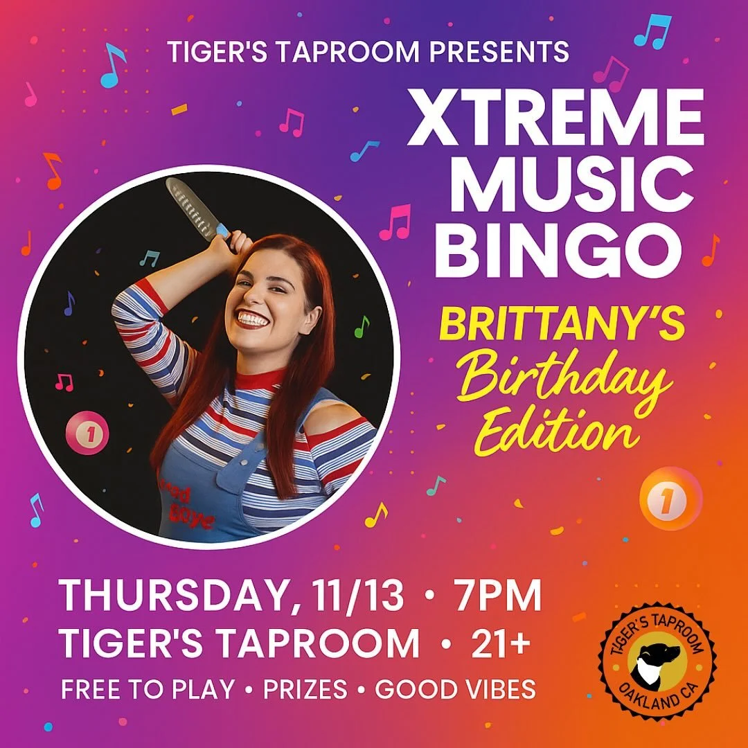 It&rsquo;s Brittany&rsquo;s actual birthday, and we&rsquo;re throwing a party she really deserves!

Join us Thursday, November 13 at 7PM for two rounds of Xtreme Music Bingo, plus Spin the Wheel prizes all night.

Brittany&rsquo;s busy curating the p