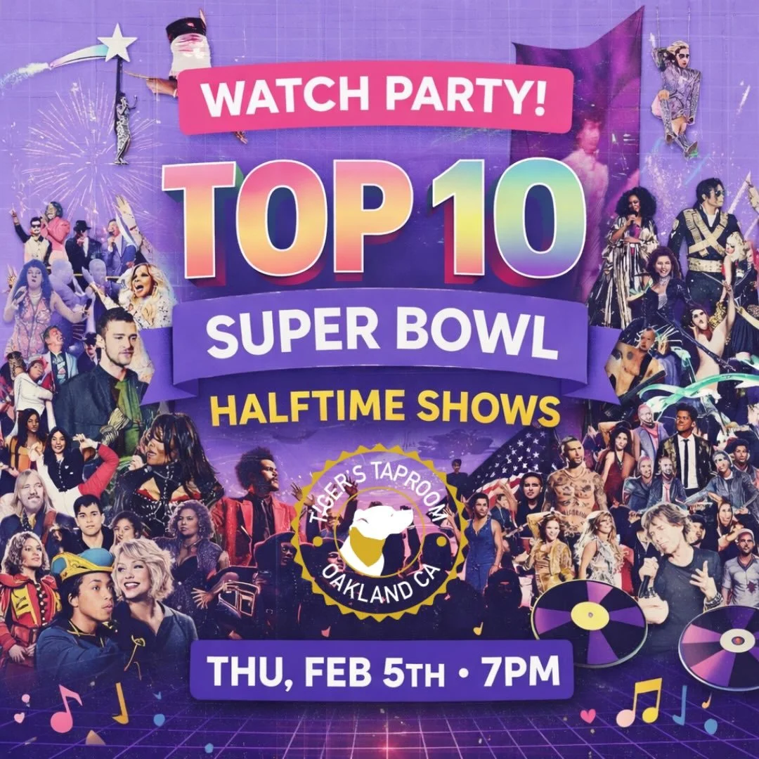 🎤 WATCH PARTY: TOP 10 SUPER BOWL HALFTIME SHOWS 🪩
(according to Rolling Stone)

We&rsquo;re running it back and counting down the Top 10 Super Bowl Halftime Shows of all time.

The list we&rsquo;ll be watching 👇
	1.	Prince (2007)
	2.	Michael Jacks