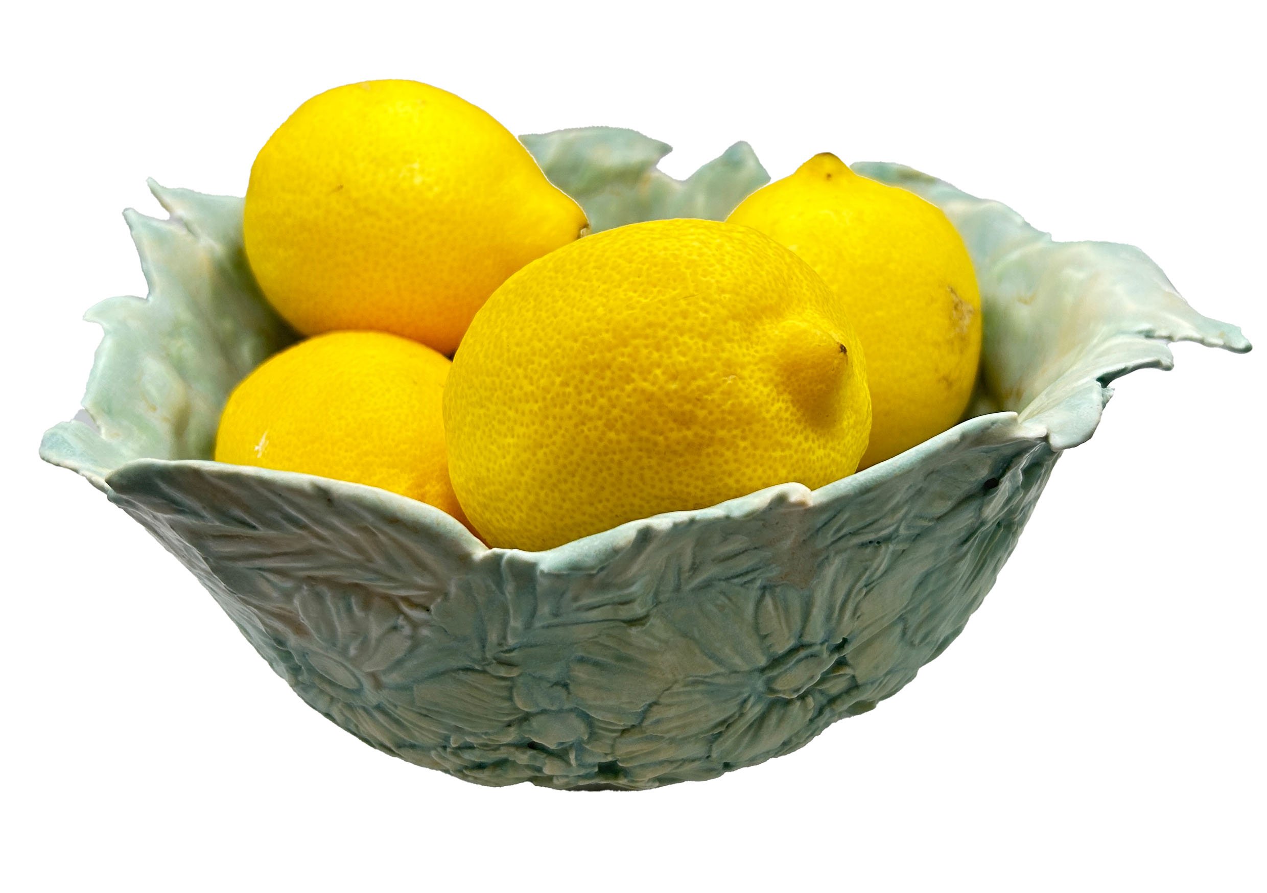 Mint Color Flower Bowl