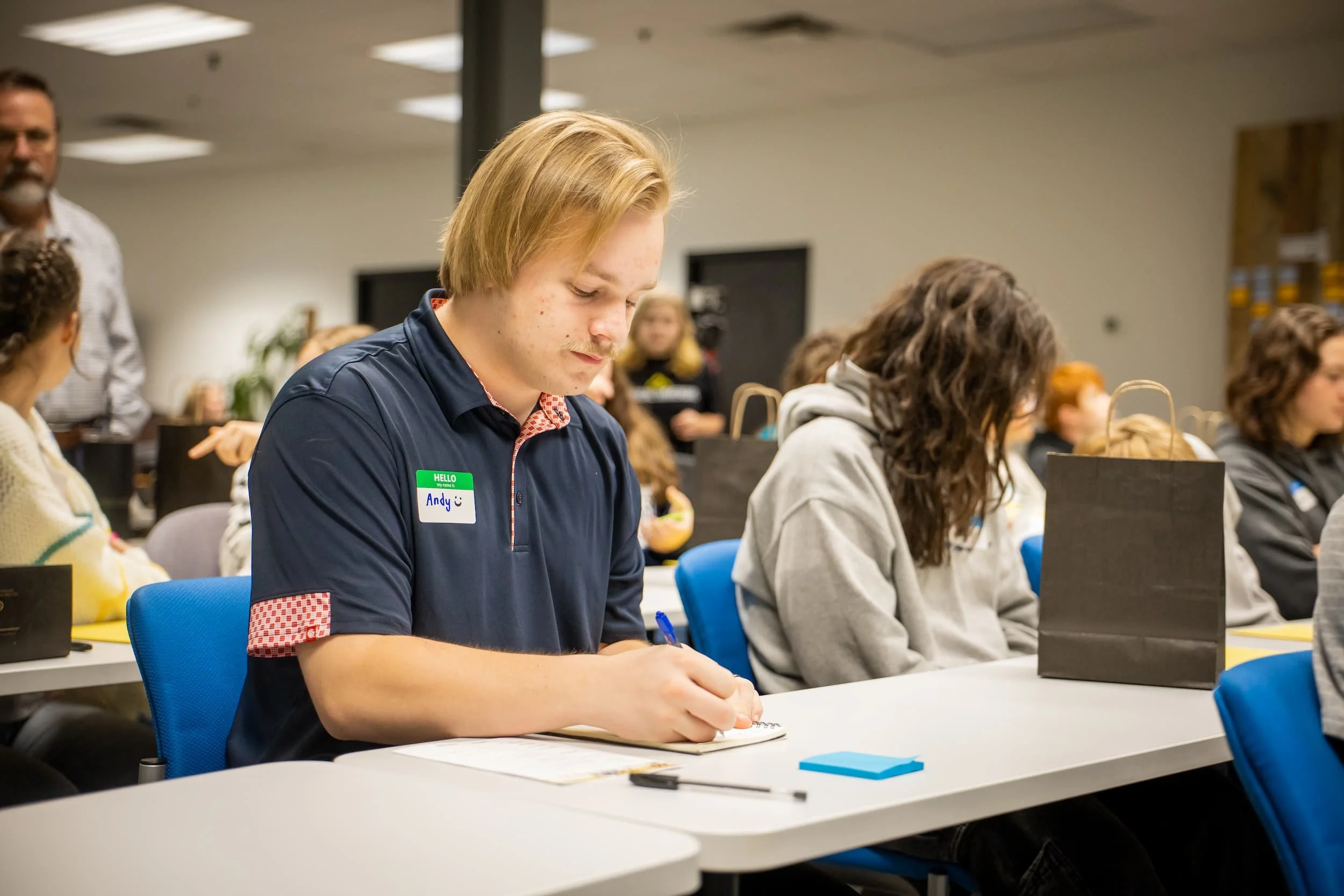 Student Taking Notes