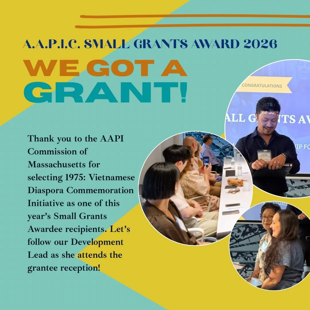 1975 is honored to have attended the AAPIC Small Grant Awardees Reception. 
Shout out to @yomaboston for feeding us delicious Burmese food!
We learned so much about the incredible AAPI organizations doing meaningful work throughout our communities. I