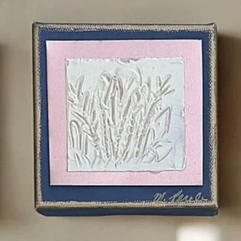 4x4 Carved Sugarcane in Matte French Blue