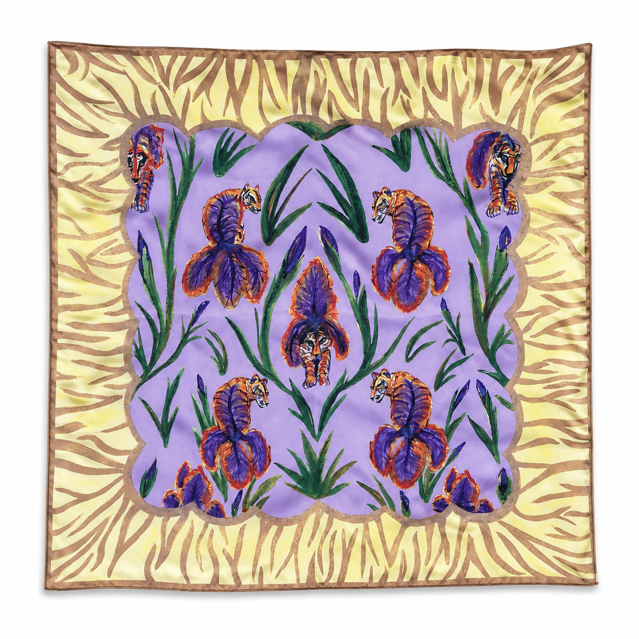 Where the Tigers Bloom Scarf