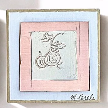 5x5 Carved Figs in Ivory