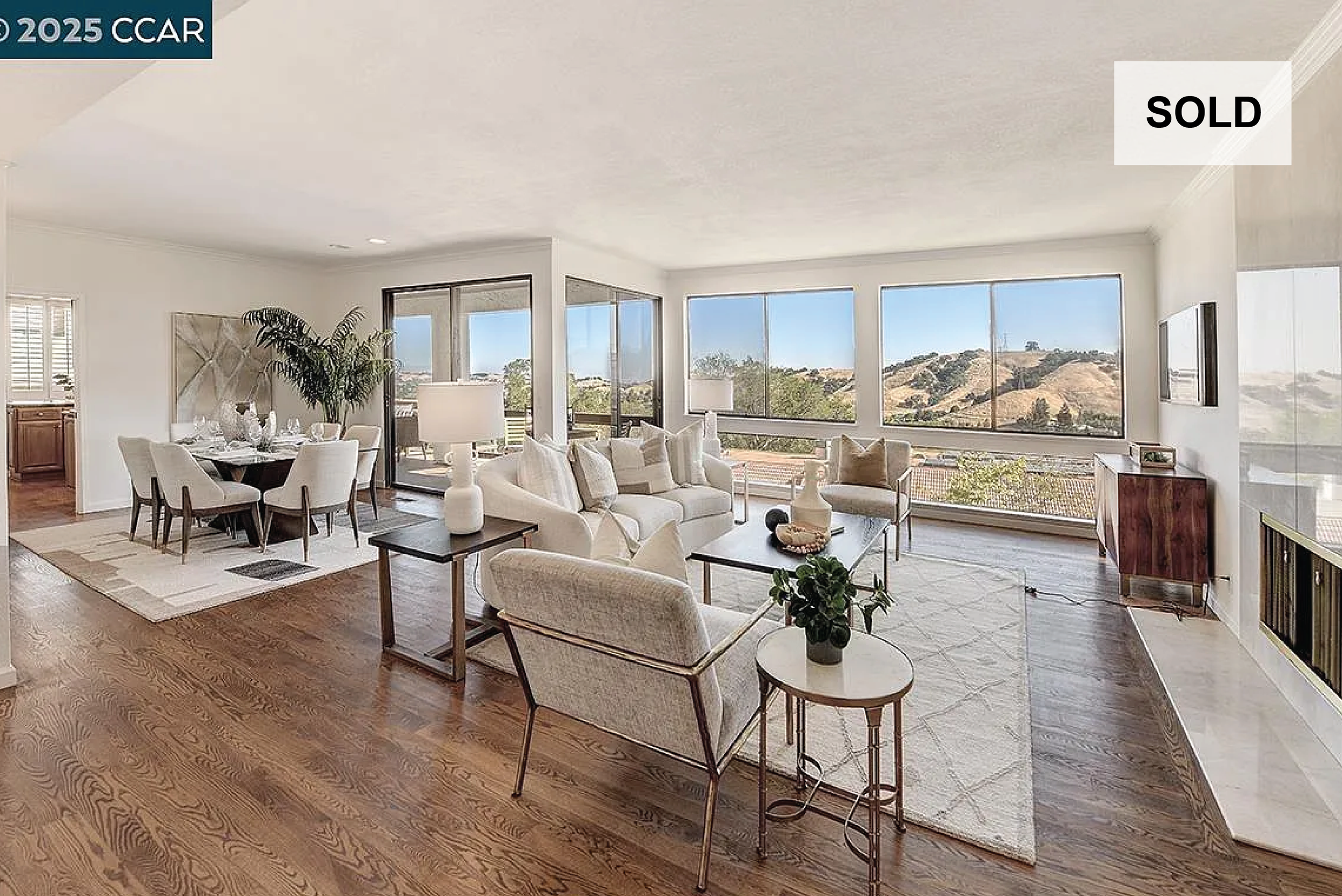 Ellen Denham, Lamorinda realtor, represented the buyers at 3663 Terra Grande, Walnut Creek, California