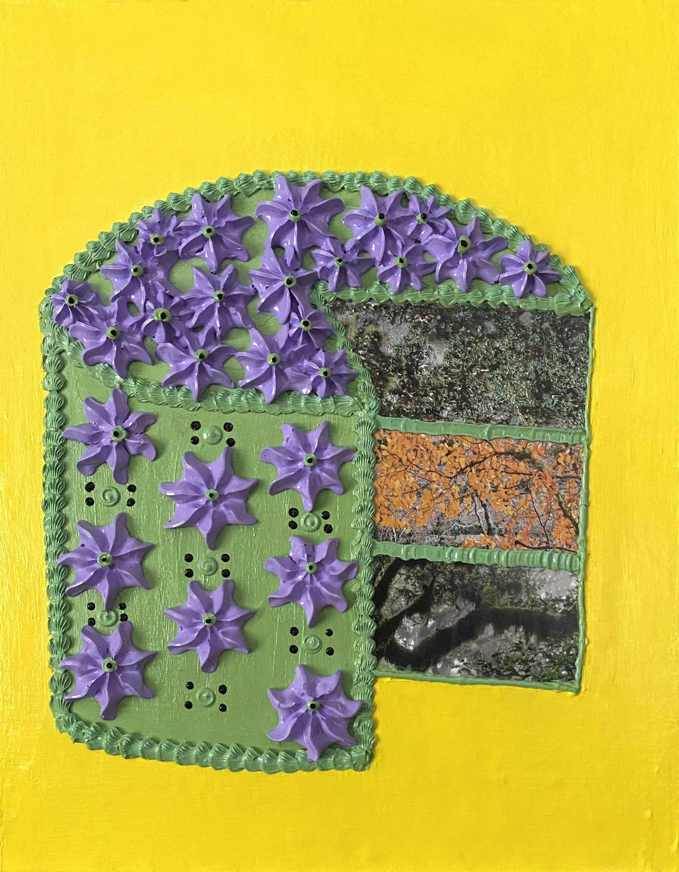 Forest Walk (11"x14" mixed media on wood panel) $80