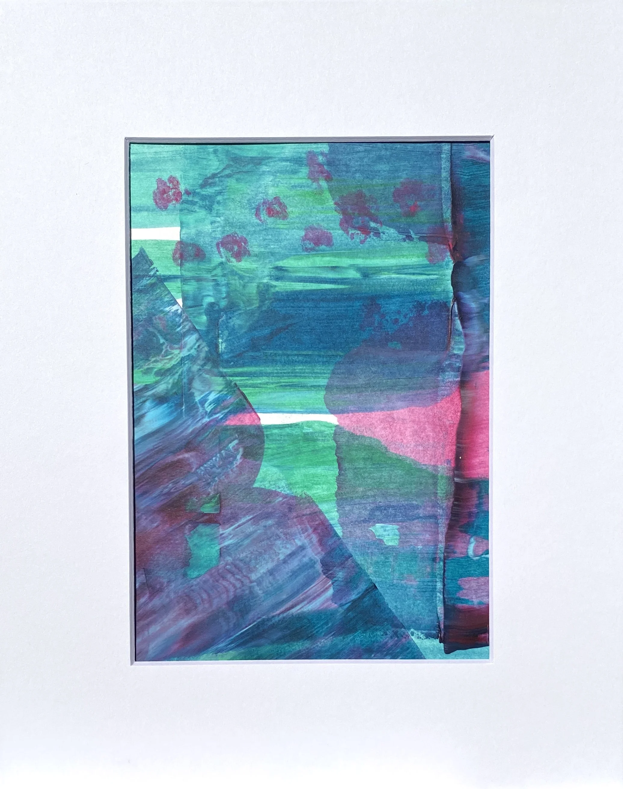 Joy Jumble - 8"x10" matted $20