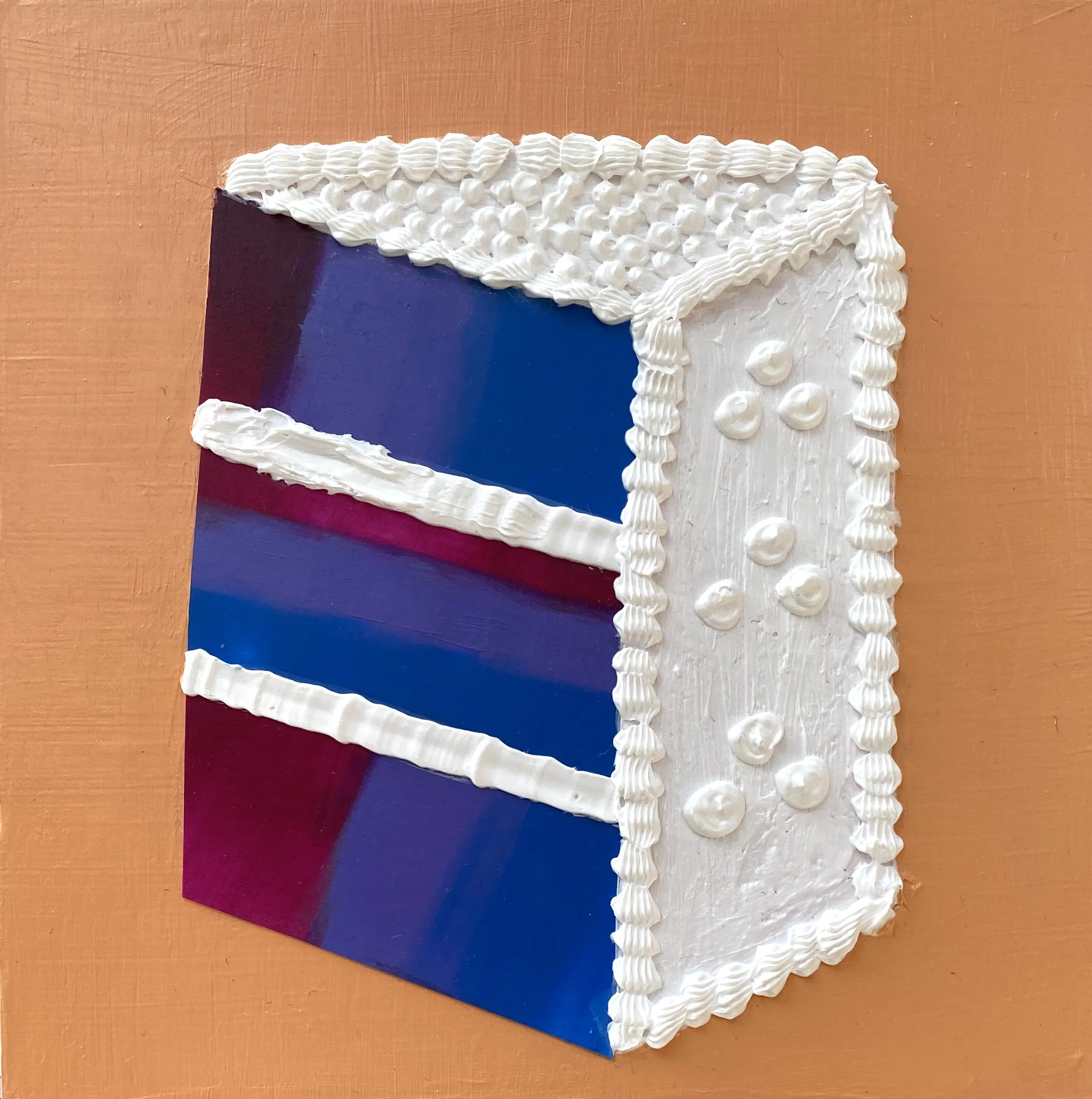 Bi Flag (6"x6" on wood panel) $30