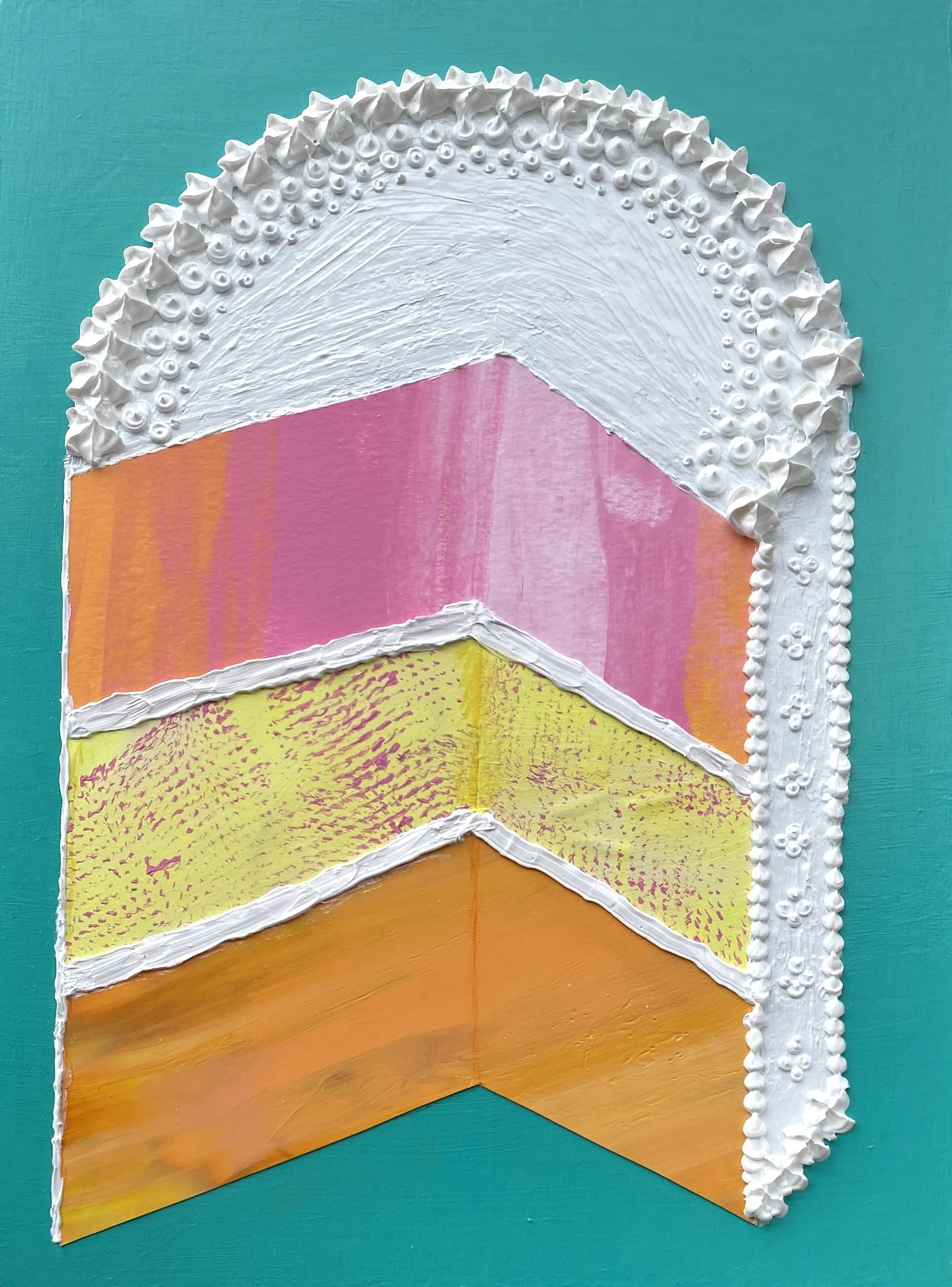 Delish (9"x12" mixed media on wood panel) $80