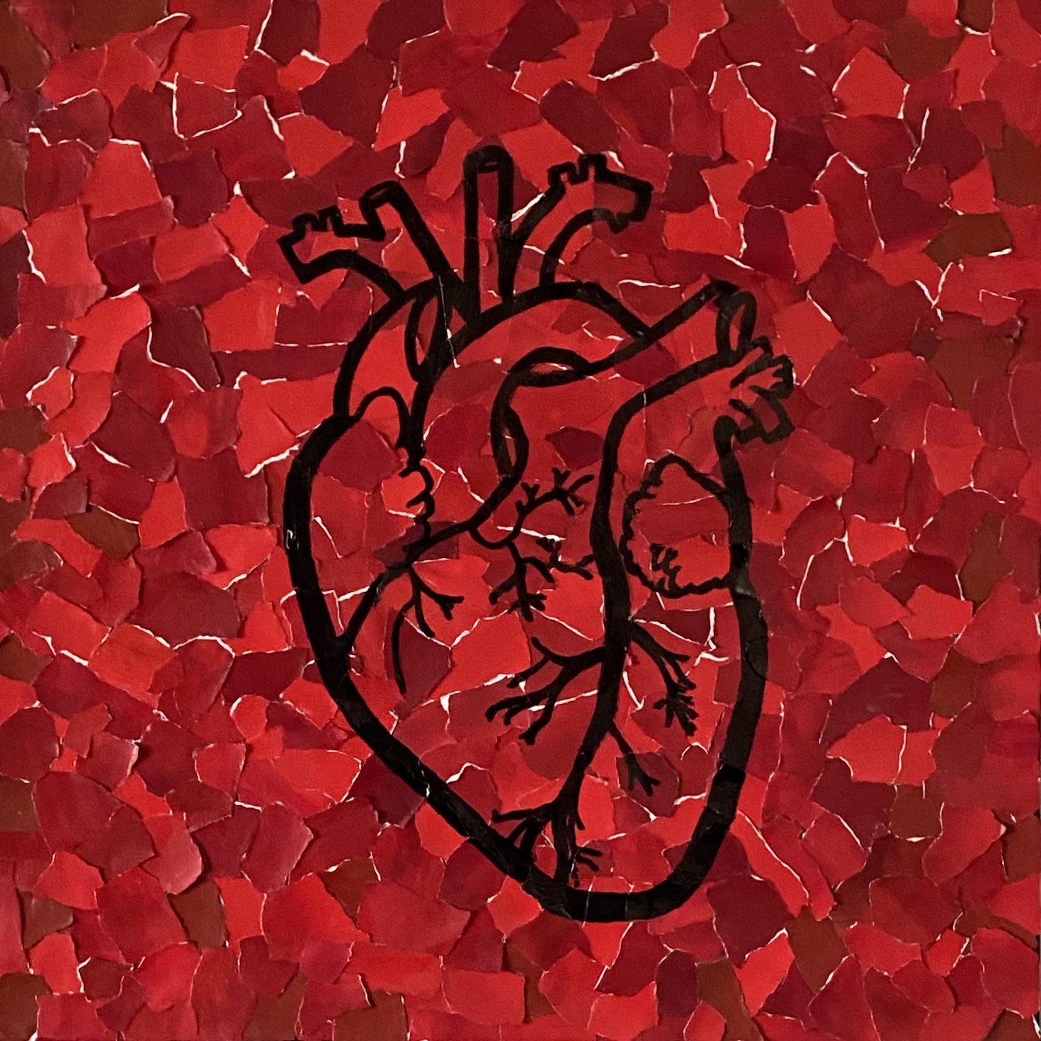 MMC: Heart Stone (20"x20") $220