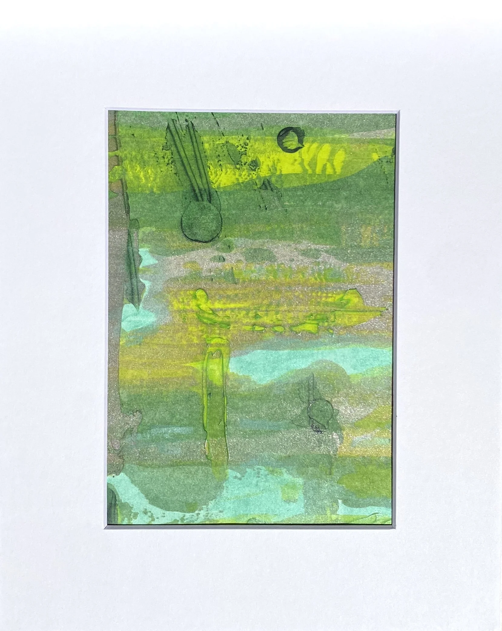 Easy Green - 8"x10" matted $20