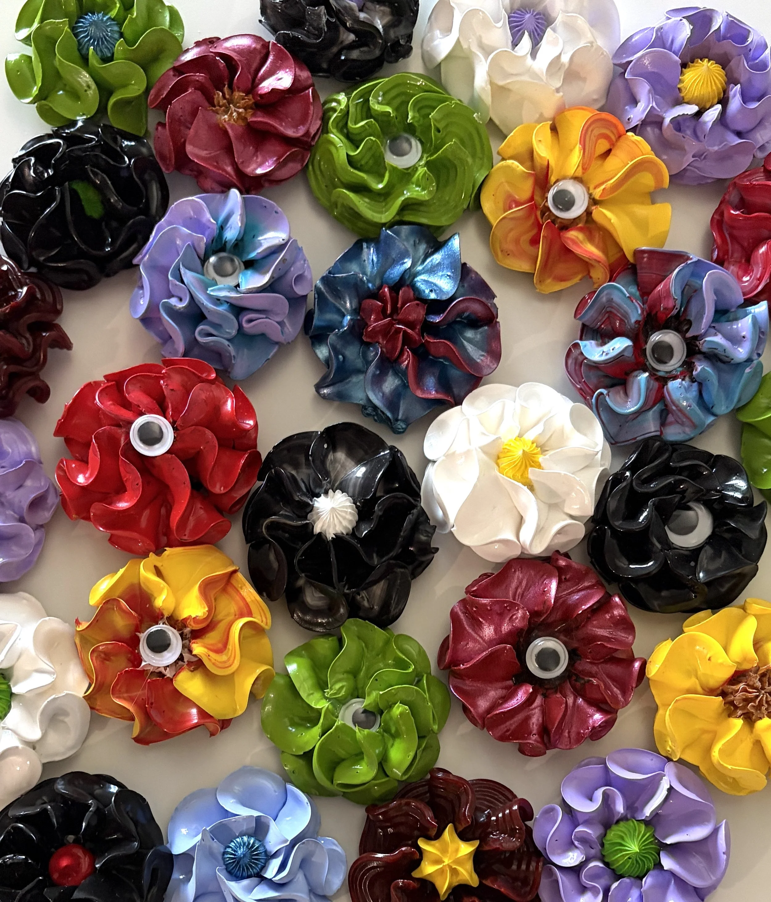 3D Floral Magnets $5 ea. or 2/$8