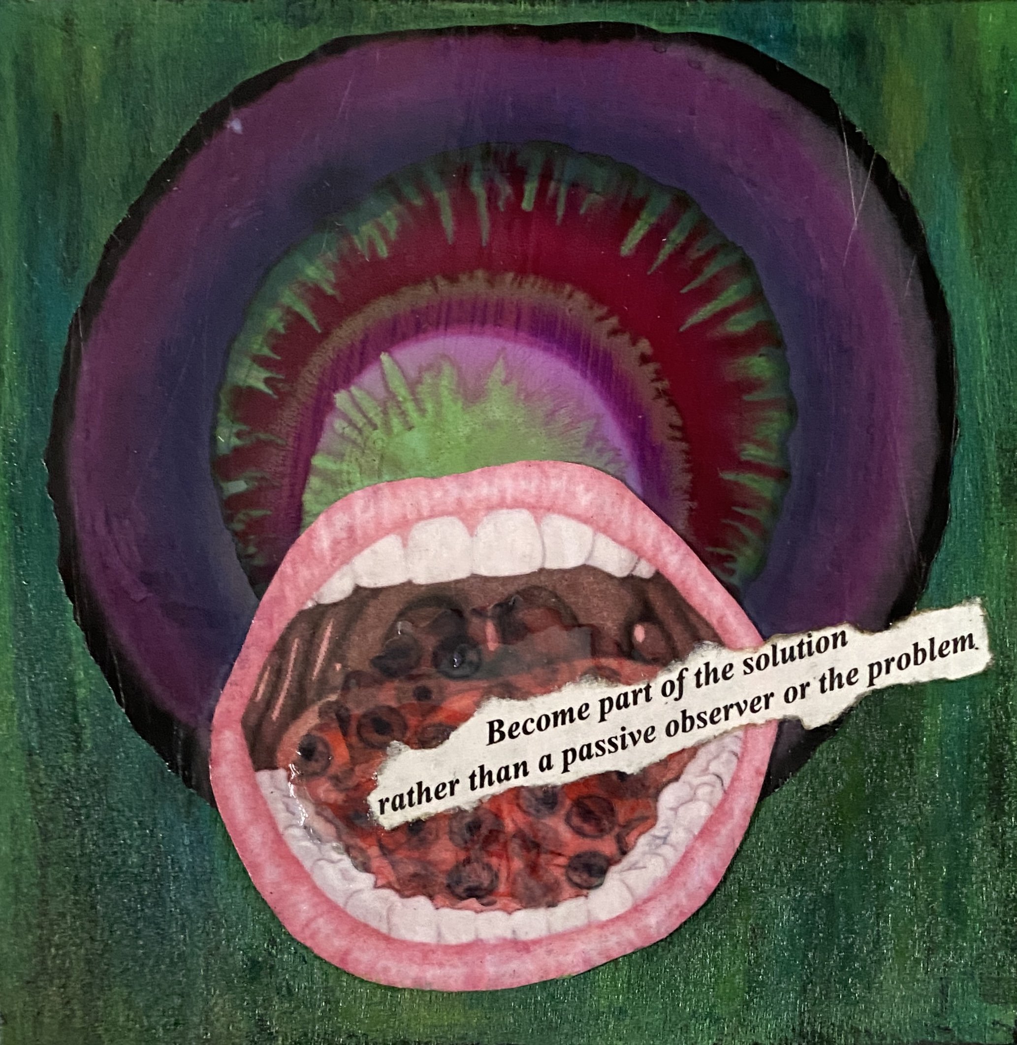 MMC: Shout (6"x6") $30