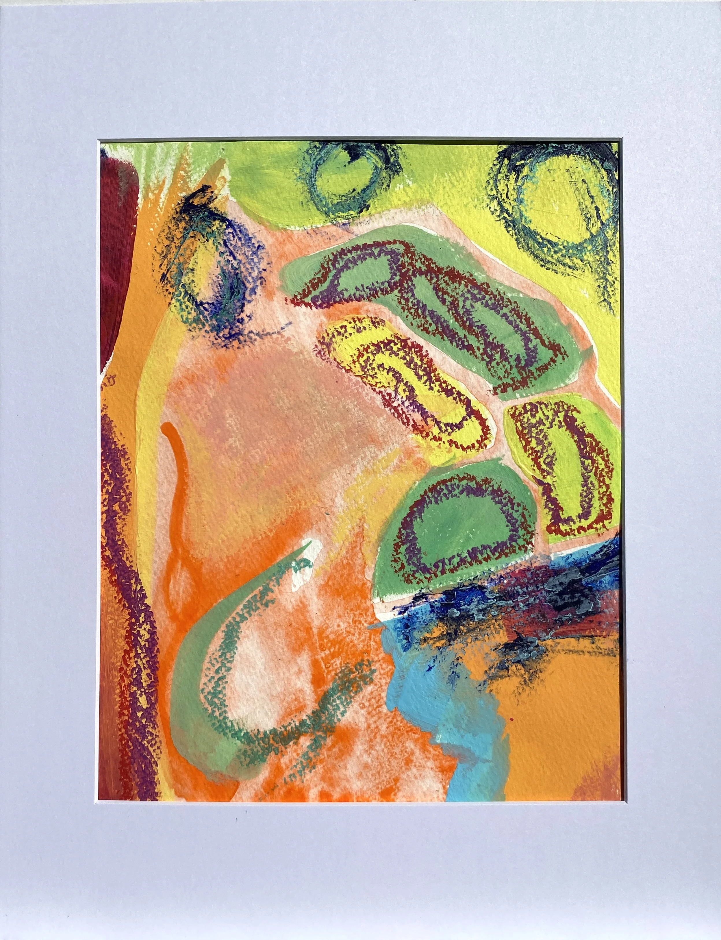 Mayhem - 11"x14" matted $25