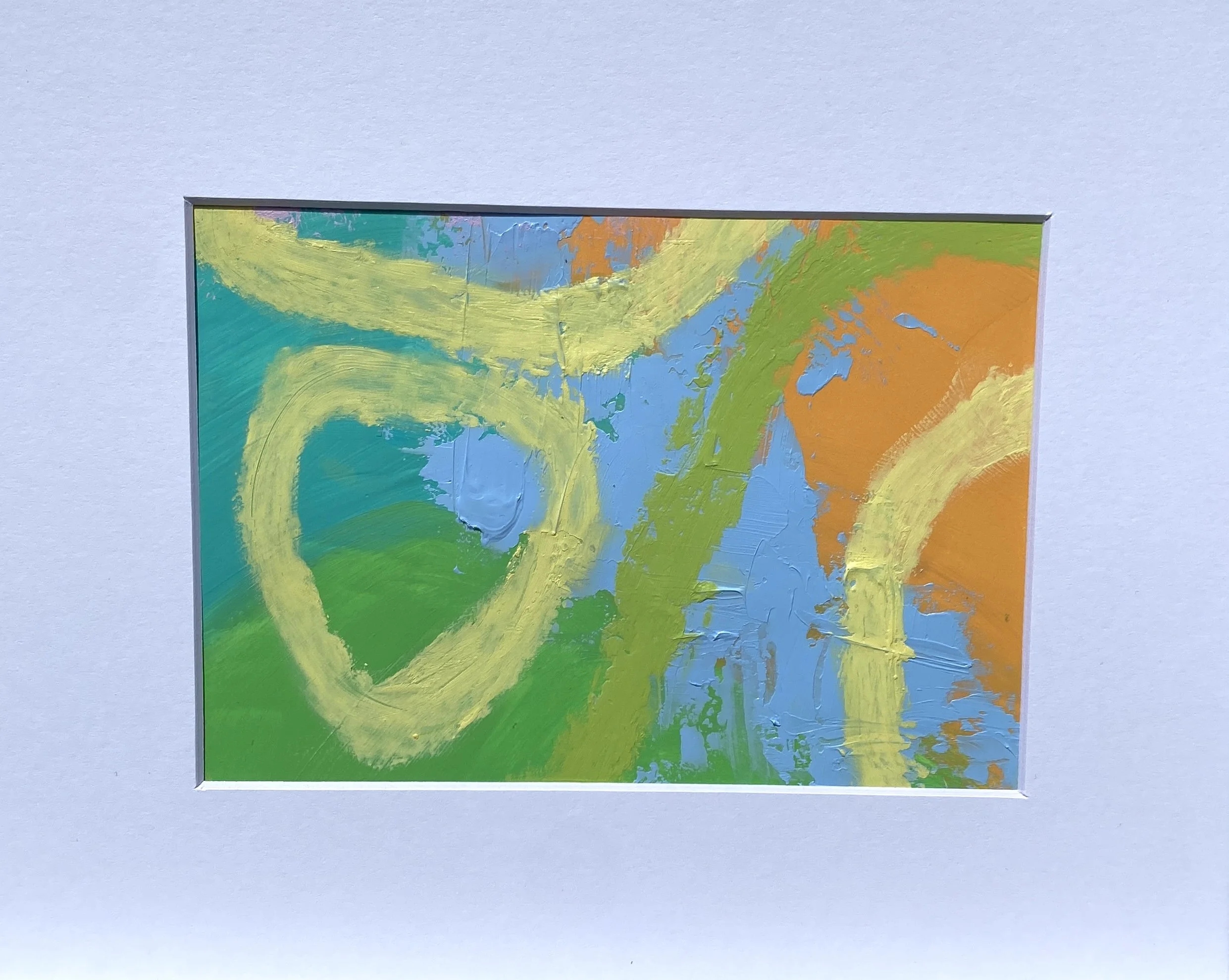 Spin - 8"x10" matted $20