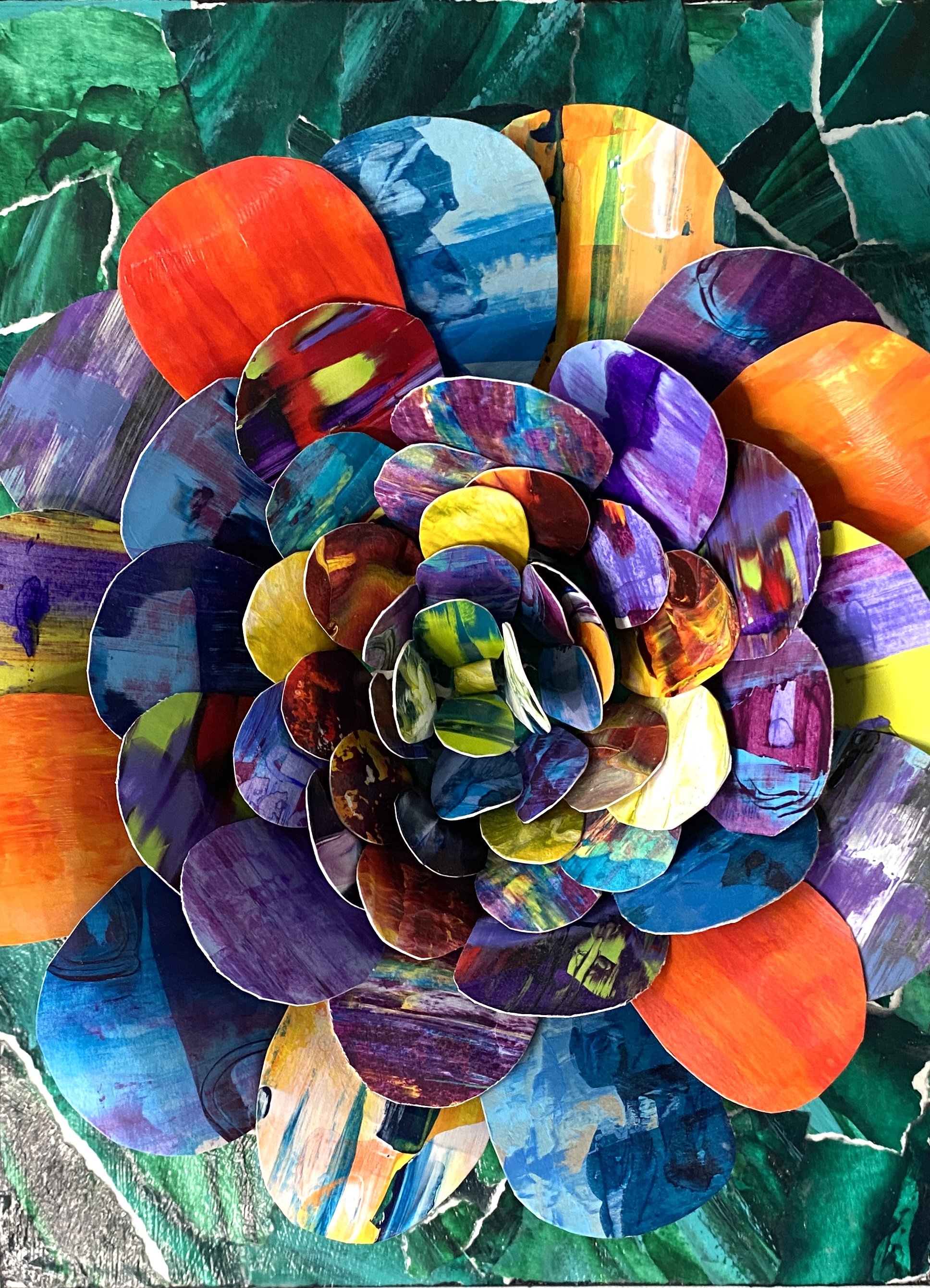 MMC: Floral Explosion (12"x16") $100